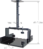 H04D 投影機懸吊架 - 萬用放置型